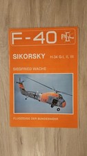 F-40 FLUGZEUGE DER BUNDESWEHR  Wache Sikorsky H-34 1987