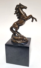 Bronzefigur Pferd Bronze Statue Horse Marmorsockel