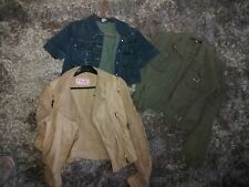 Schicke Extravagante Damen Jacken 3er Paket Gr.S Grün, Beige und Jeansblau