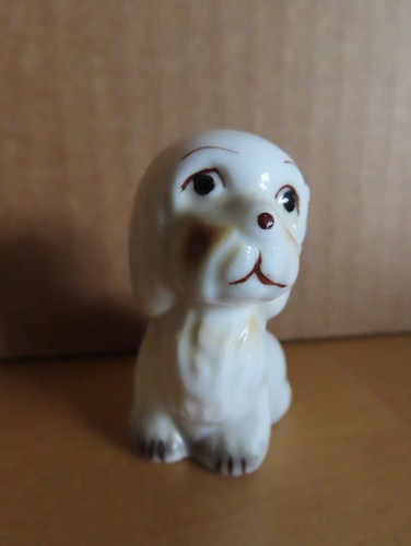 Kleine figur hund porzellan - figur,
