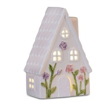 LED Dekoobjekt Haus Blumen H