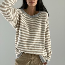 Pullover Gestreift Streifen