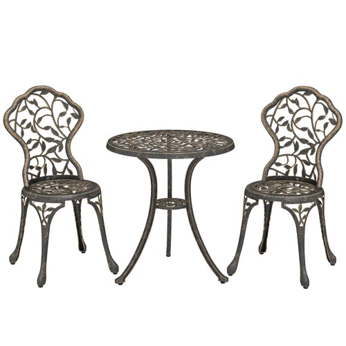 Tlg aluminium bistro set - 3-tlg.,