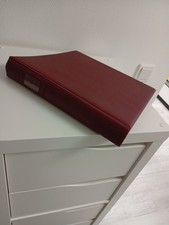 LINDNER - Ringbinder rot komplett mit Innenblättern und Blatthebern genarbt