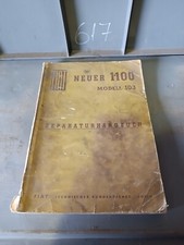 Original Fiat 1100 Modell 103 Werkstatthandbuch Reparaturhandbuch