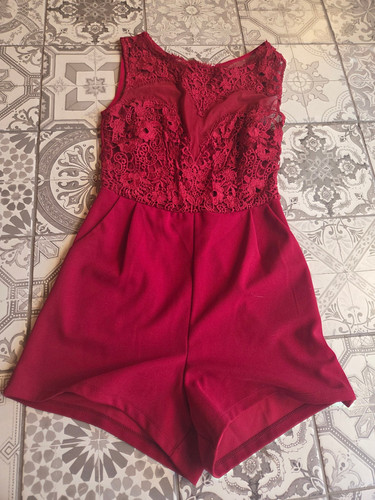 Overall hosenkleid rot - overall,