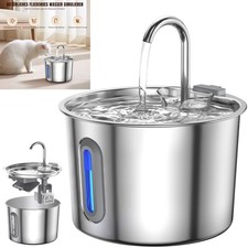 Katzenbrunnen Edelstahl Katzen