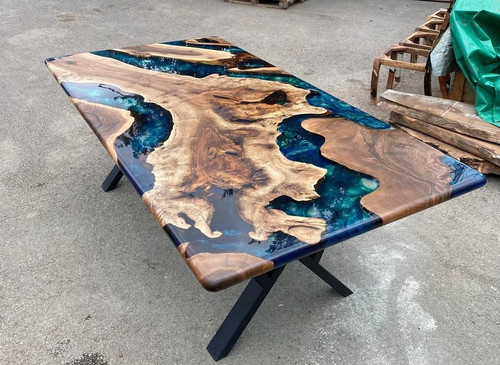 Walnuss epoxid river - 60",