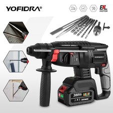 Akku Bohrmaschine Bohrhammer Schlagbohrer Bürstenloser Motor Für Makita