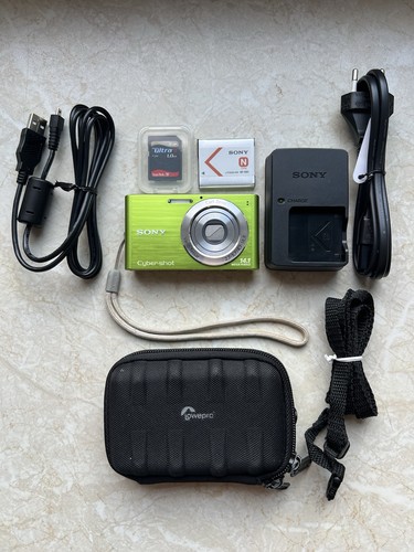 Sony cyber shot dsc w320 - cyber-shot, green
