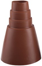 Mastmanschette Gummimanschette für Antennenmaste von 38mm bis 60mm  Ziegelrot