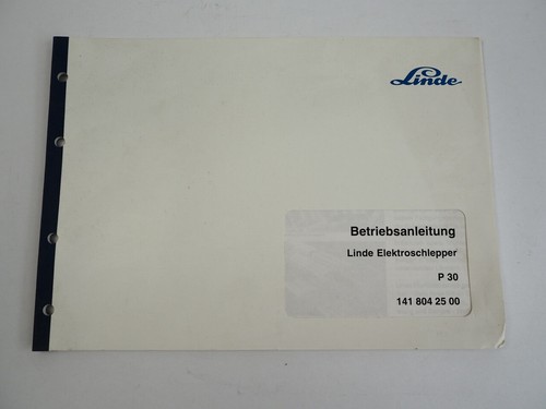 Linde p30 elektroschlepper - linde,