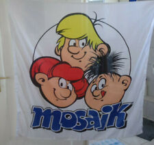 große Mosaik ~ ABRAFAXE FAHNE ~ Beilage Gimmick - aus Sammlung - kein Creck Luna