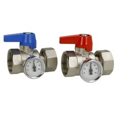 Oeg Kugelhahnset gerade 1" mit