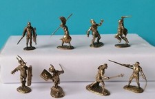 Gladiatoren Fremdfiguren Metallfiguren metall bronze  circa 40 mm