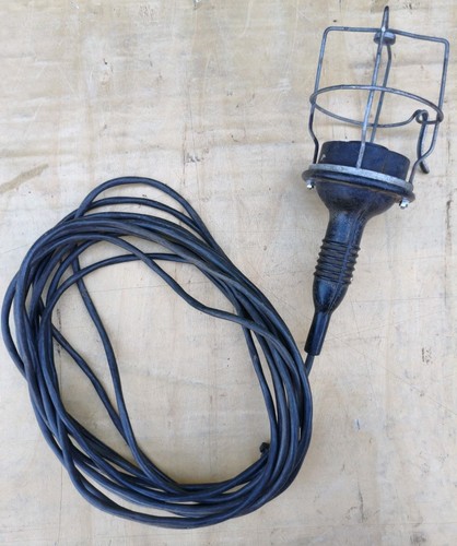 Alte ddr werkstattlampe - alte,