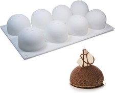 Silikonform Kugel 8 Hohlräume