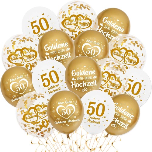 Goldene hochzeit deko - goldene,