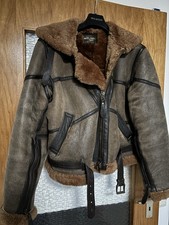 Fliegerjacke Shearling Schafleder
