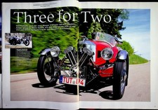 Motor Klassik 07/2012 Morgan Threewheeler Super Sports mit 40PS im Fahrbericht (