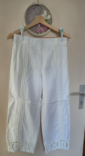 Zara damen caprihose weiß - zara,