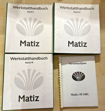 DEUTSCH Chevrolet Daewoo Matiz 1998 Werkstatthandbuch Band 1, 2 und 3 +Stromlauf