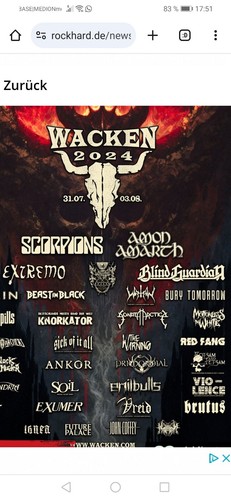 Wacken open air - 5x, 2024