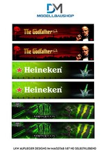 LKW Auflieger Livery 27 Folie Design Selbstklebend H0 1:87 Modellbau