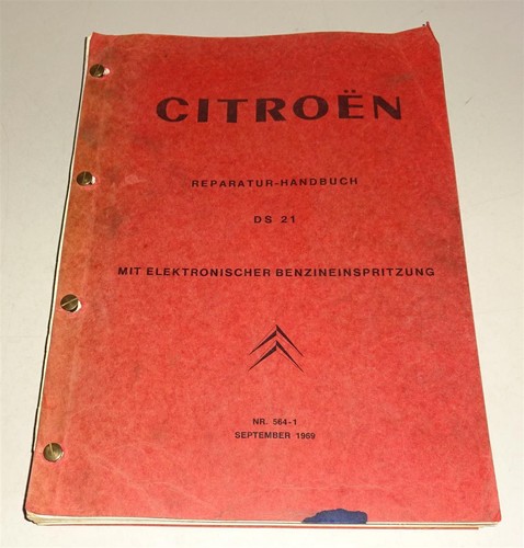 Werkstatthandbuch citroen - werkstatthandbuch, ds