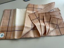 DDR (N)Ostalgie 6x chinesisches Herren-Karo-Baumwoll-Taschentuch, neuwertig