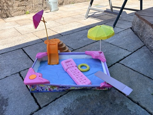Barbie vintage pool set - barbie,