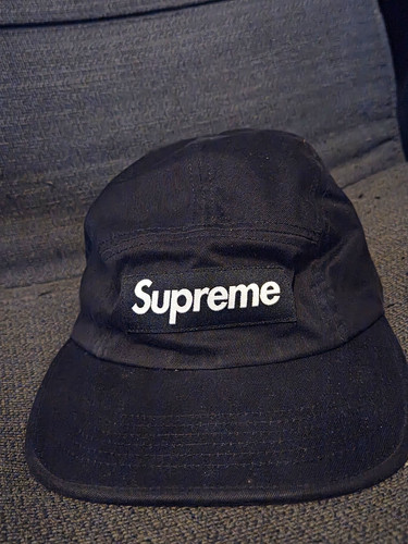Supreme panel kappe - 5-panel-kappe, schwarz