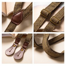 Neu 3-Knopf Hosenträger