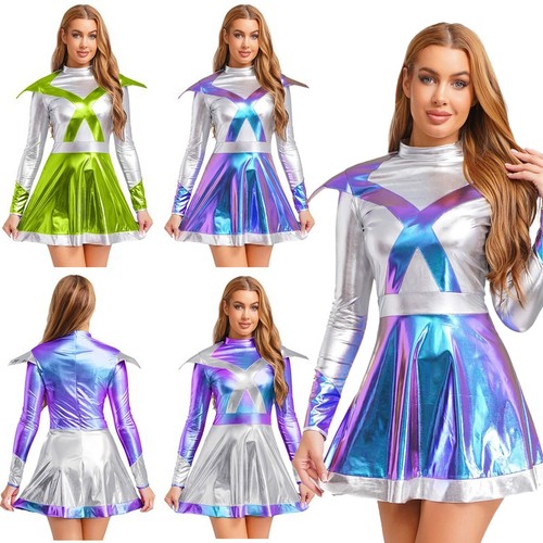 Damen alien cosplay kostüm - alien,