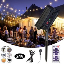 3V/24V Solar Battery Box LED