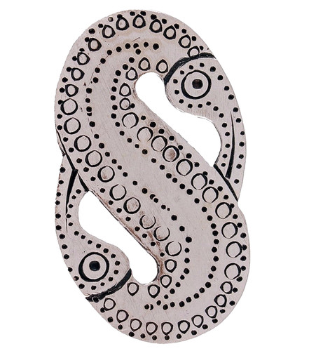 925 silber wikinger fibel - fibel, hand