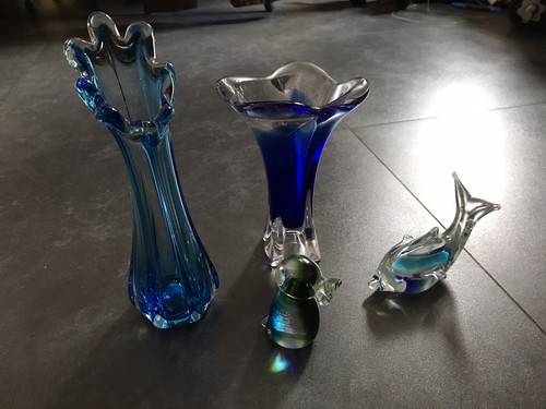 Murano glas konvolut vase - konvolut,