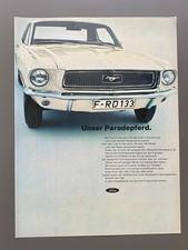 Ford T5 Mustang Oldtimer Paradepferd 1968 Vintage Ad Werbung Reklame V2