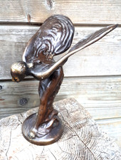 21cm 832g Bronze Metall Skulptur Rolls Royce Kühlerfigur Emily Spirit of Ecstasy