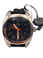 UHR First Emporio HERREN MODELL PAM STAHL LEDER