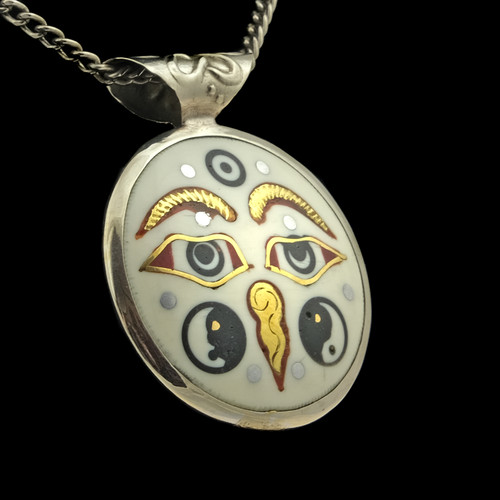 Amulett anhänger auge buddha - auge,