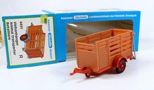 Für Spur 0 Hausser Elastolin 4451 Viehanhänger OVP