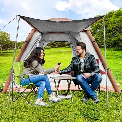 Aufblasbares campingzelt 4 - aufblasbares,