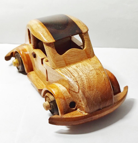 Holzauto oldtimer dekoartikel - holzauto,