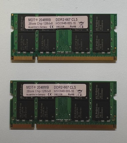 2x2gb mdt ddr2 667 - gb, cl