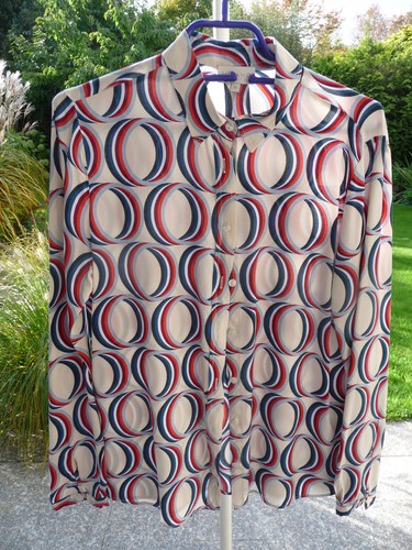 Bluse milano beige blau - milano, 34