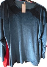 Langarm-Pullover, petrol