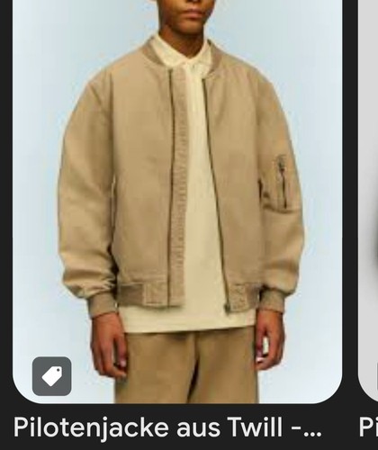 Pilotenjacke aus twill - pilotenjacke,