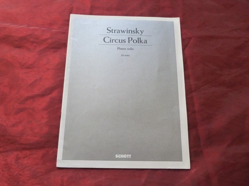 Strawinsky circus polka noten - circus,