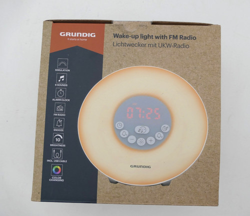 Grundig wake light with - light, fm